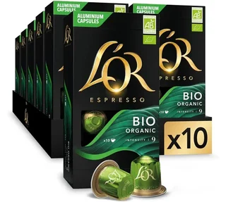 100 Nespresso* Original Kompatibilis Kapszula Bio Intense - L'OR ESPRESSO