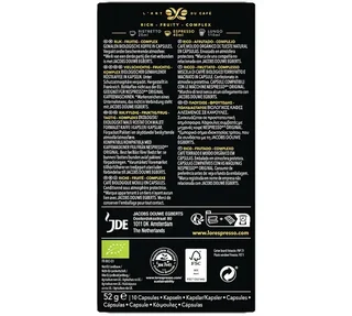 100 Nespresso* Original Kompatibilis Kapszula Bio Intense - L'OR ESPRESSO