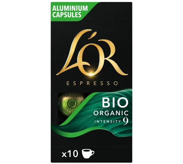 L'OR ESPRESSO 100 Capsule Compatibili Nespresso* Original - Bio Intenso Biologico
