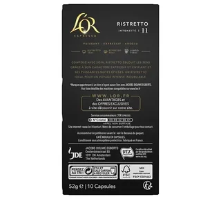 L'OR ESPRESSO 100 Kapsułek Ristretto - Kompatybilne z Nespresso* Original