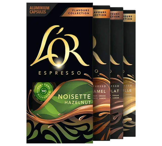 L'OR ESPRESSO 80 Capsules - Nespresso* Original Compatible - 4 Flavored Blends