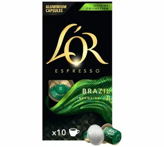 L'OR ESPRESSO Brazil 50 Capsules for Nespresso* Original Machines