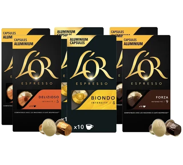 L'OR ESPRESSO Discovery Pack: 60 Nespresso* Original Compatible Capsules