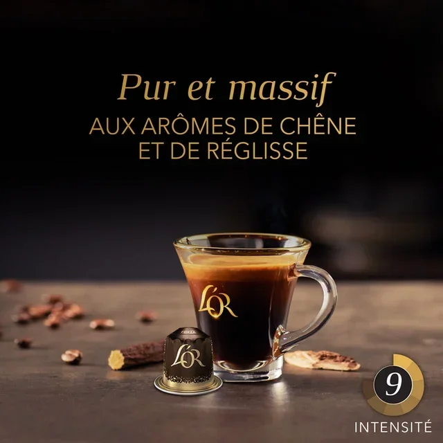 30 Kapsułek L'OR ESPRESSO Forza kompatybilnych z Nespresso* Original