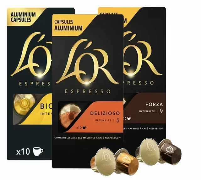 L'OR ESPRESSO Italian Discovery Pack – 30 Nespresso* Original Compatible Capsules