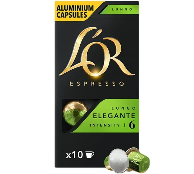 L'OR ESPRESSO Lungo Elegante – 10 kapsula za Nespresso* Original aparate