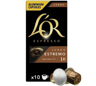 10 Kapsułek L'OR ESPRESSO Lungo Estremo – Kompatybilne z Nespresso* Original
