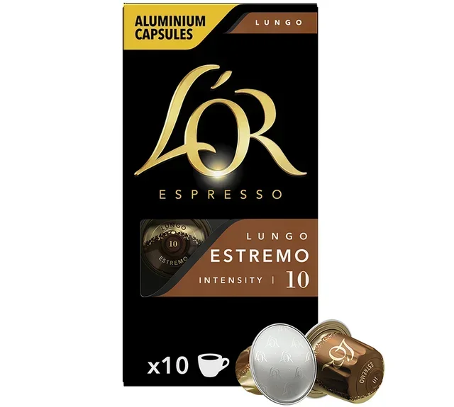 L'OR ESPRESSO Lungo Estremo - 10 Nespresso* Original Compatible Capsules