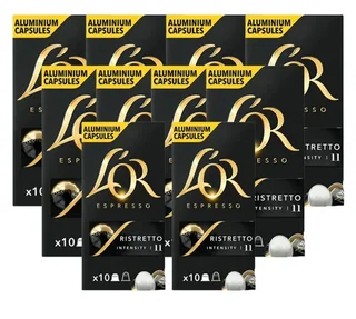 L'OR ESPRESSO Ristretto 100 Kapslar Proffspaket - Nespresso* Original Kompatibla