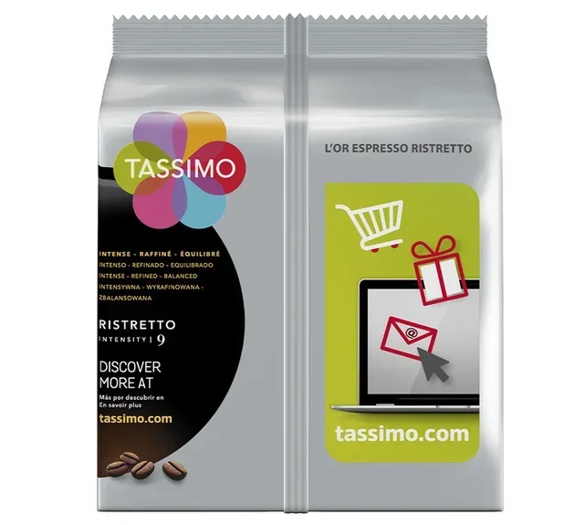 L'Or Espresso Ristretto Tassimo Capsule - 80 T-Discs