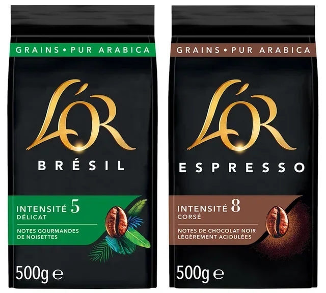 Set Scoperta - 2x500gr Caffè in Grani L'Or