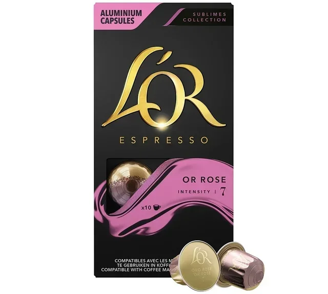 L'OR ESPRESSO Or Rose – 10 kapsula za Nespresso* Original