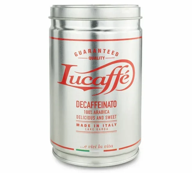 Caffè in Grani Decaffeinato LUCAFFÈ - Scatola 250g
