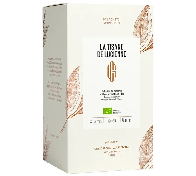La tisana biologica di Lucienne - 20 bustine - GEORGE CANNON