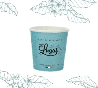 Pack 50 Gobelets Carton Lugat 12 cl