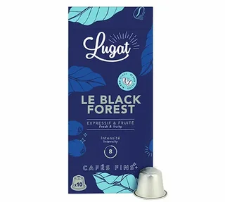 Confezione Pro 100 Capsule LUGAT Black Forest Compatibili Nespresso* Original