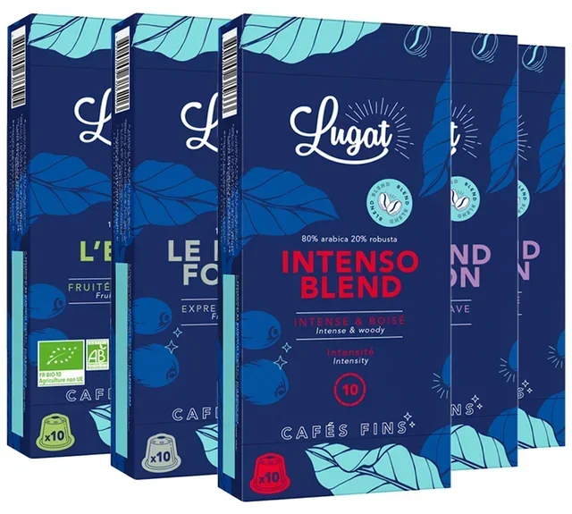 LUGAT Blend 50 kapsula – Paket za probu, kompatibilne Nespresso* Original