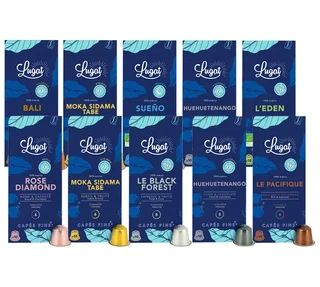 LUGAT Discovery Pack: 100 Nespresso*-Compatible Capsules