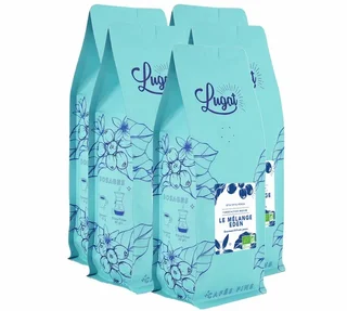 Lugat Le Mélange d'Eden - 5 kg Caffè in Grani Biologico Professionale