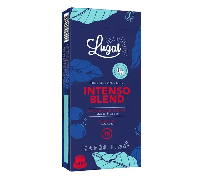 LUGAT Intenso Blend - 10 Capsules for Nespresso* Original