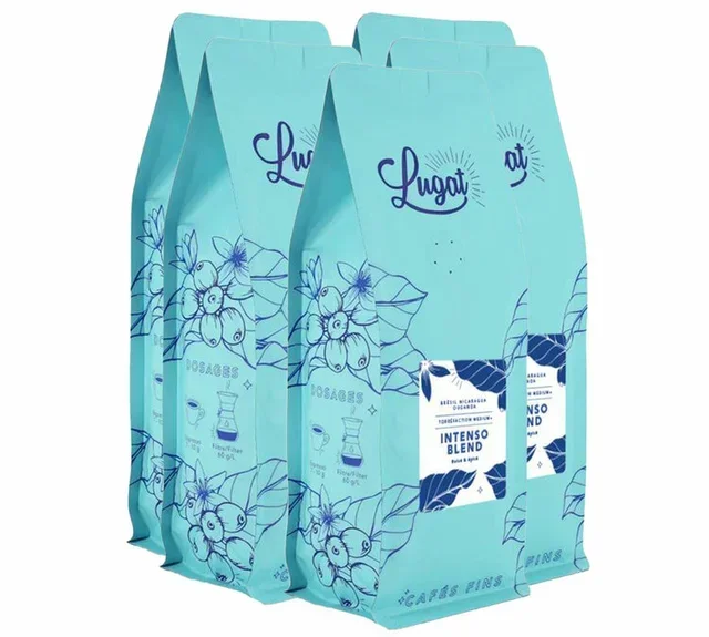 Lugat Intenso Blend Kafa u Zrnu 5kg - Profesionalna Mešavina za Espresso