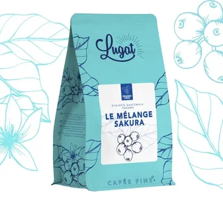 Zestaw 4 x 250 g - Kawa ziarnista - Blend Sakura - LUGAT