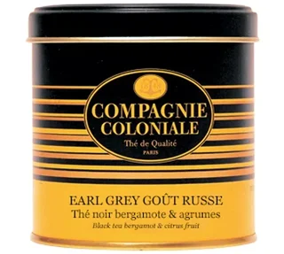 Lussuosa confezione di tè nero Earl Grey, gusto russo – sfuso, 100 g – COMPAGNIE &amp; CO.