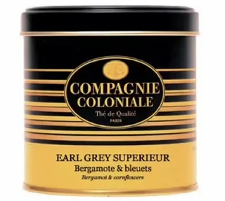 Scatola Lusso Tè Nero Earl Grey Superiore - in Foglie 120 g - COMPAGNIE &amp; CO