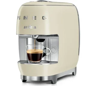 Máquina de cápsulas A Modo Mio SMEG LM 200 Creme da LAVAZZA + oferta de presente