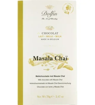 Masala Chai Milk Chocolate Bar - 70 g - DOLFIN
