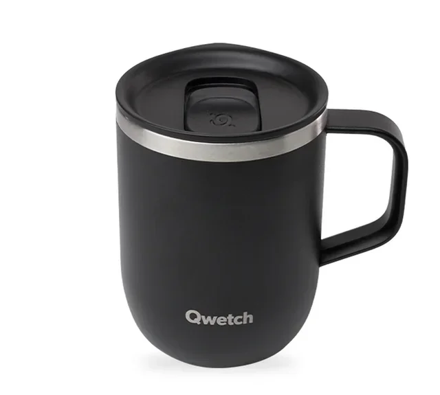 Matte Black Thermal Mug Stainless Steel - 35 cl - QWETCH