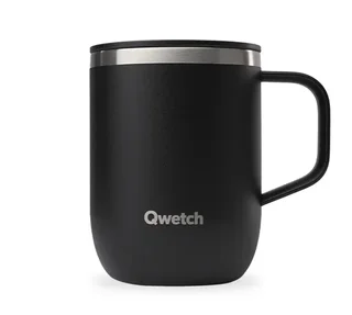 Matte Black Thermal Mug Stainless Steel - 35 cl - QWETCH