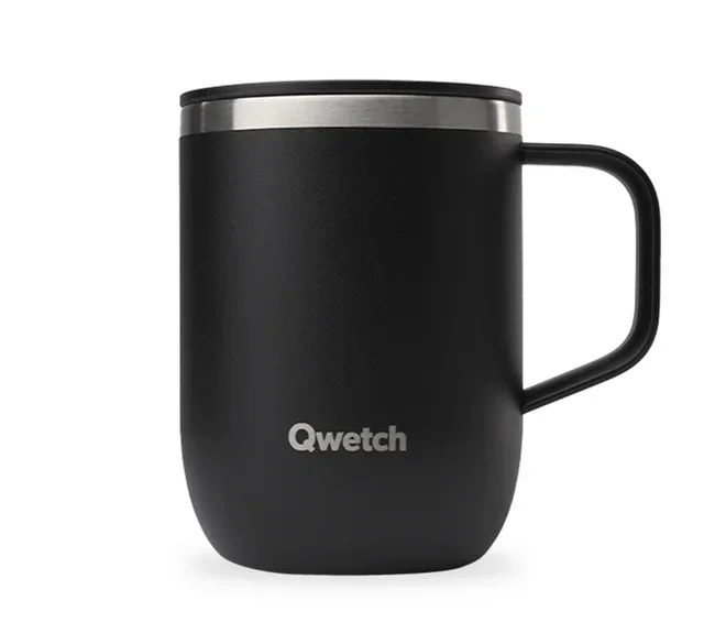 Matte Black Thermal Mug Stainless Steel - 35 cl - QWETCH