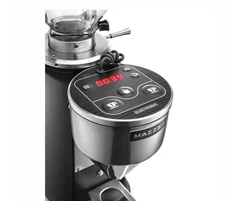 MAZZER Mini Electronic A - професионална кафемелачка за еспресо, полиран алуминий