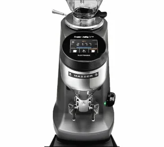 MAZZER Super Jolly V up Electronic - Professional Coffee Grinder Polished Aluminum