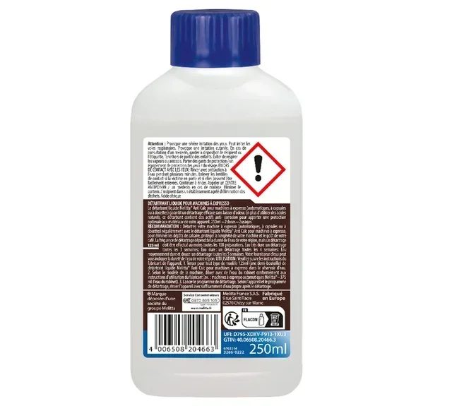 MELITTA Anti Calc Течен Препарат Против Котлен Камък 250ml за Автоматични Машини