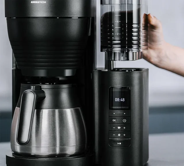 MELITTA AromaFresh Therm Pro II 1030-11 Filter Coffee Machine with Grinder + Gift Bundle