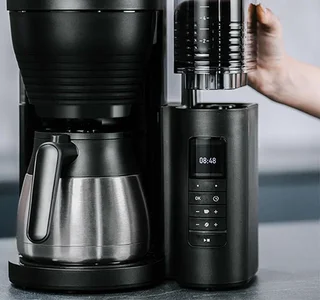 MELITTA AromaFresh Therm Pro II 1030-11 Filter Coffee Machine with Grinder + Gift Bundle