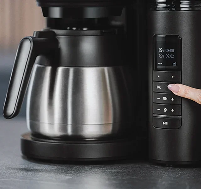 MELITTA AromaFresh Therm Pro II 1030-11 Filter Coffee Machine with Grinder + Gift Bundle