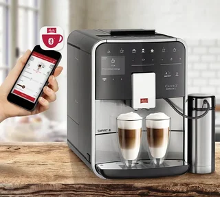 Macchina da caffè espresso MELITTA Barista TS Smart Connect, in acciaio inossidabile, modello F860-100