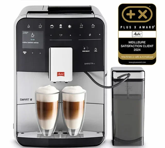 Macchina da caffè espresso MELITTA Barista TS Smart Connect, in acciaio inossidabile, modello F860-100