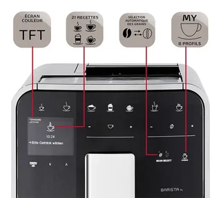 Melitta Barista TS Smart F850-101 Argento - Macchina Caffè Automatica Connessa