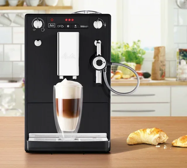 Melitta Caffeo Solo Perfect Milk Nera E 957-101 – Macchina da Caffè con Macinacaffè