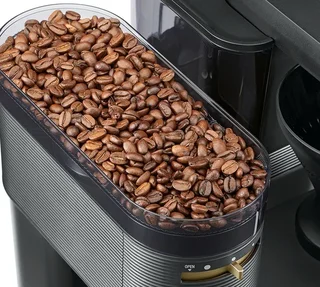 Melitta EPOS Filter Coffee Machine Silver 1024-01 with Grinder + Gift Bundle