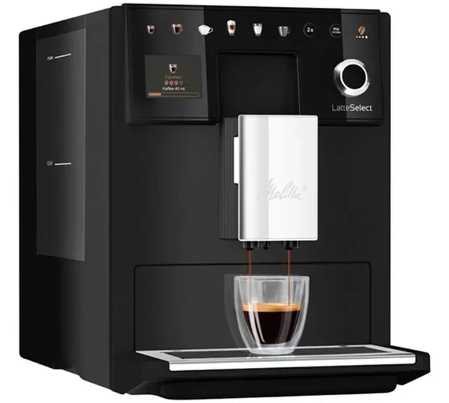 Macchina da Caffè Automatica MELITTA LatteSelect® 630-212 Nera