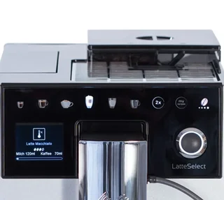 Macchina da Caffè Automatica MELITTA LatteSelect® 630-212 Nera