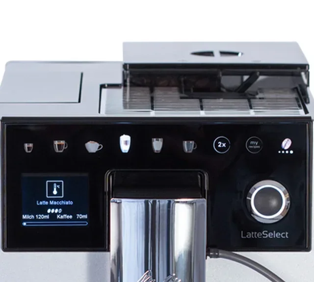 Macchina da Caffè Automatica MELITTA LatteSelect® 630-212 Nera
