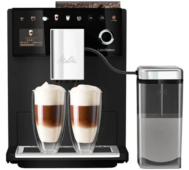 Macchina da Caffè Automatica MELITTA LatteSelect® 630-212 Nera