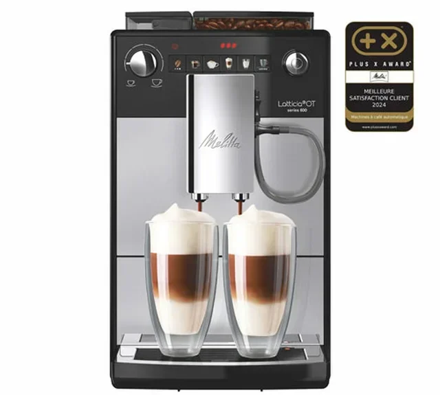 MELITTA Latticia® One Touch F300-101 Silver Bean-to-Cup Coffee Machine