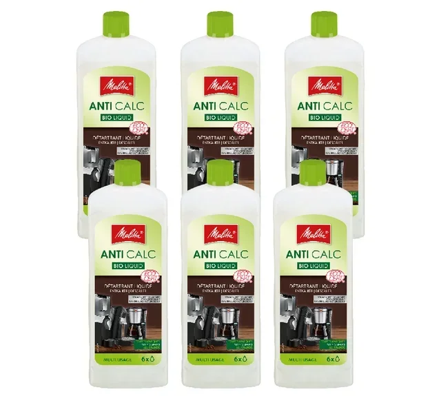 Течно средство за уклањање каменца MELITTA – за више намена, 6 бочица по 250 мл